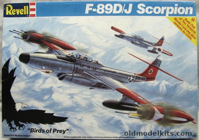 Revell 1/48 F-89D  Scorpion Plus SAC Metal Gear and True Details Resin Ejection Seats, 4548 plastic model kit
